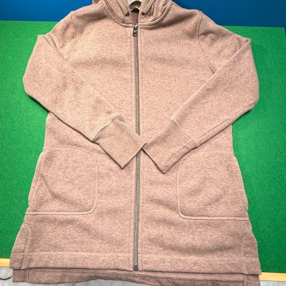 Isaac Mizrahi Live! Women's Brown Full-Zip Hoodie